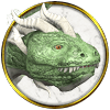 GD-Round-dragons green GD-Round-dragons green